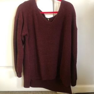 Womens maroon sweater, PLUS SIZE GIRLIES